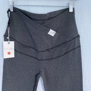 HerGlow NEW Maternity Leggings Charcoal Gray